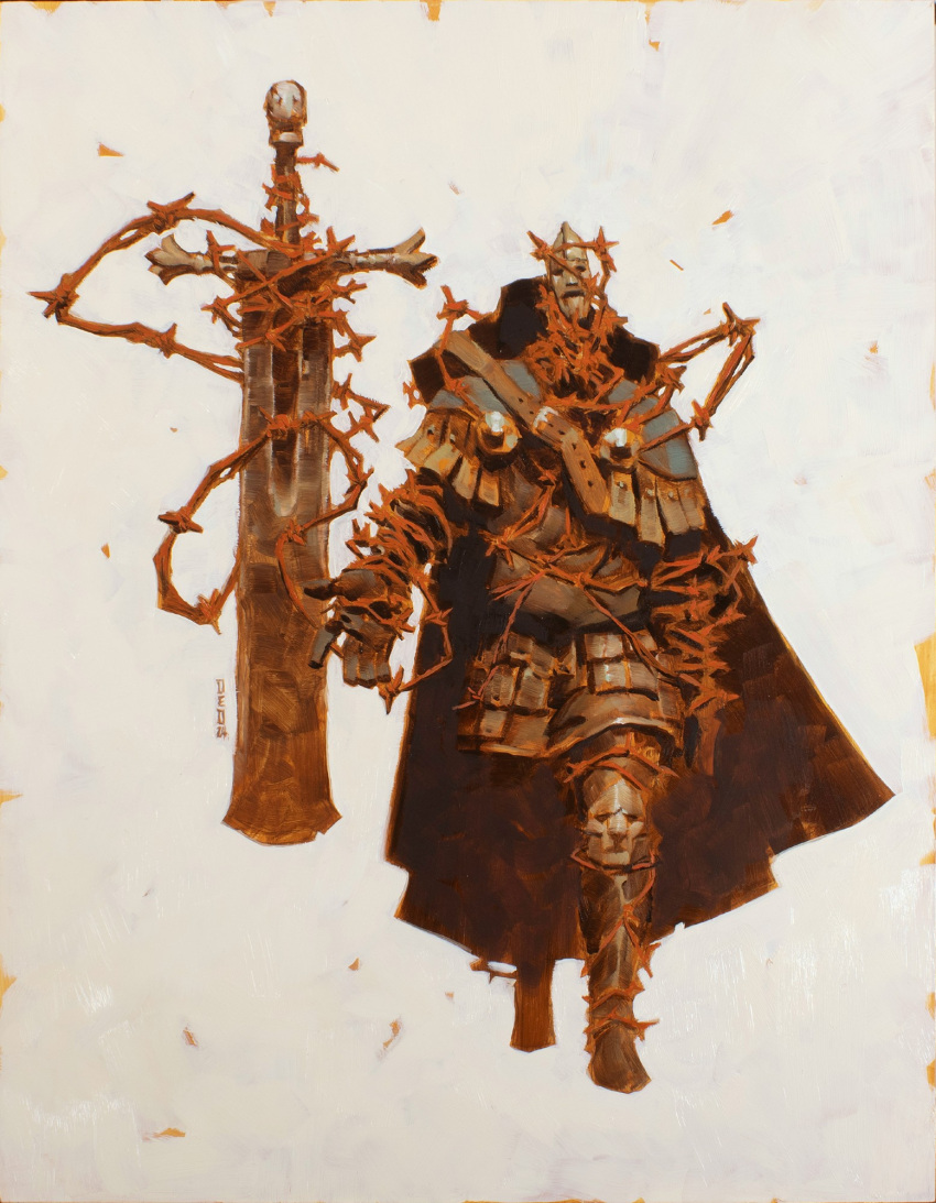 1boy, armor, bell_bearing_hunter_(elden_ring), cape, edward_delandre, elden_ring, elden_ring_nightreign, elemer_of_the_briar