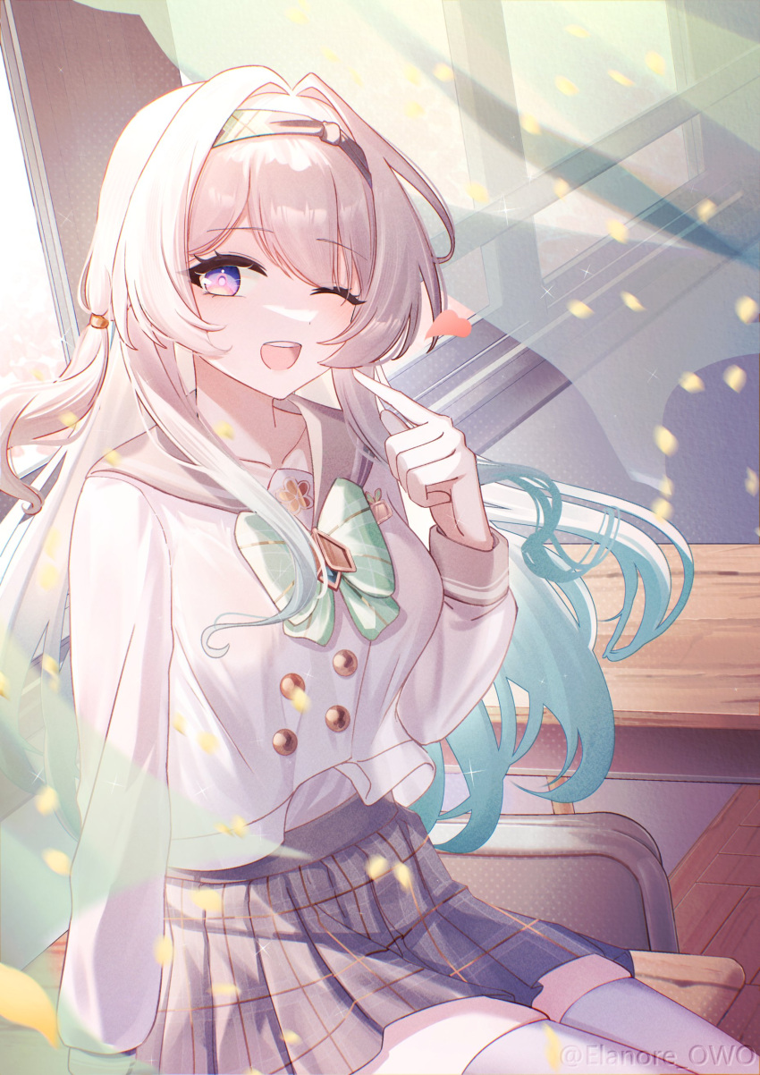 1girl, absurdres, bow, bowtie, buttons, colalk, collared_shirt, double-breasted