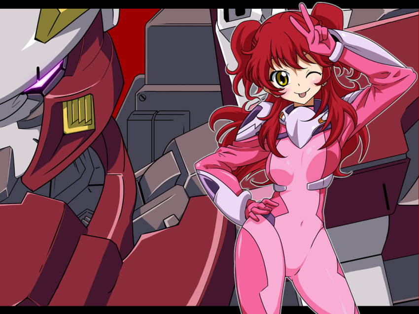 artist_request, gundam_00, gundam_throne_drei, hand_on_hip, hips, nena_trinity, red_hair, redhead