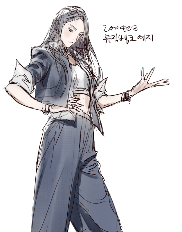 1girl, itzy, real_life, white_background, yeji_(itzy)