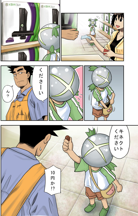 child, comic, cosplay, kinect, koiwai_yotsuba, san_roku_maru, san_roku_maru_(cosplay), translated