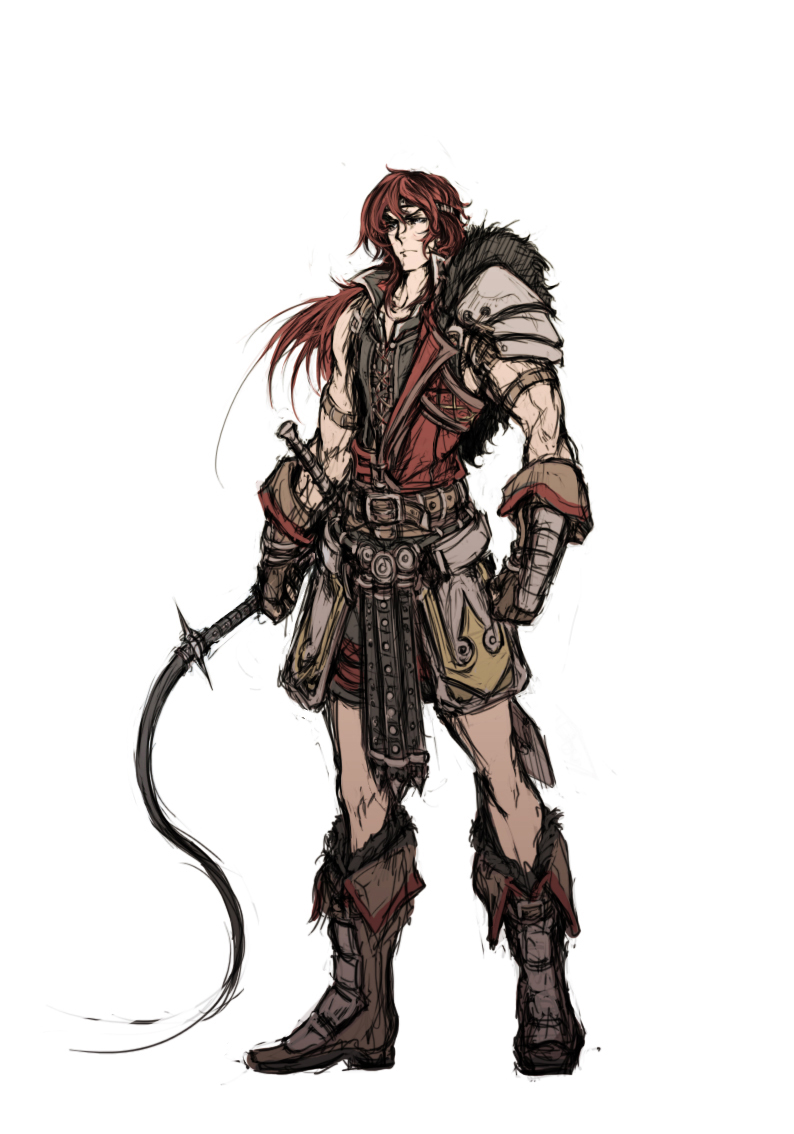 armor, asymmetrical_clothes, asymmetrical_clothing, bad_id, belt, boots, castlevania, fur