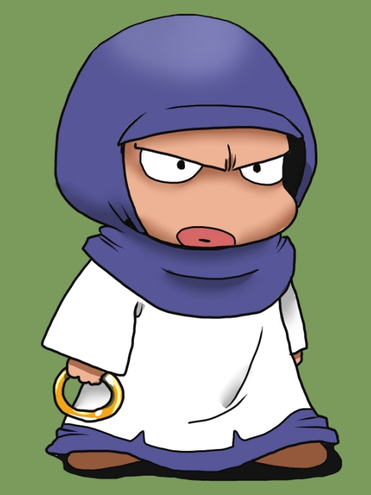 1girl, black_eyes, blue_hood, blue_skirt, bodkin_archer, bodkin_archer_(cosplay), boots, brown_boots