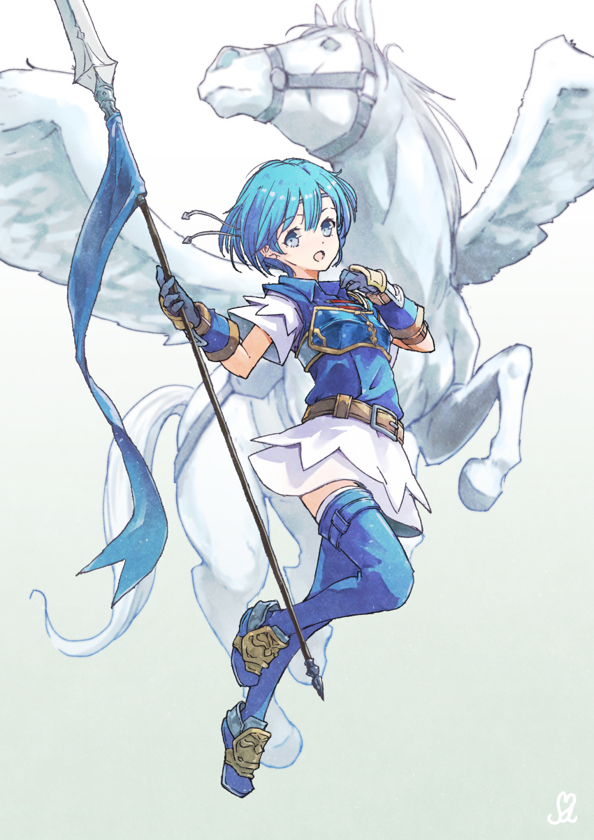 absurdres, blue_eyes, blue_hair, boots, fire_emblem, fire_emblem:_the_binding_blade, headband, highres