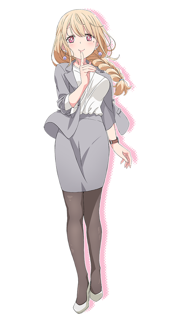 1girl, anime_coloring, blonde_hair, blush, braid, breasts, closed_mouth, earrings