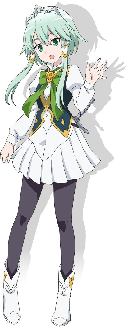 1girl, anime_coloring, arm_up, boots, bow, bowtie, clenched_hands, full_body