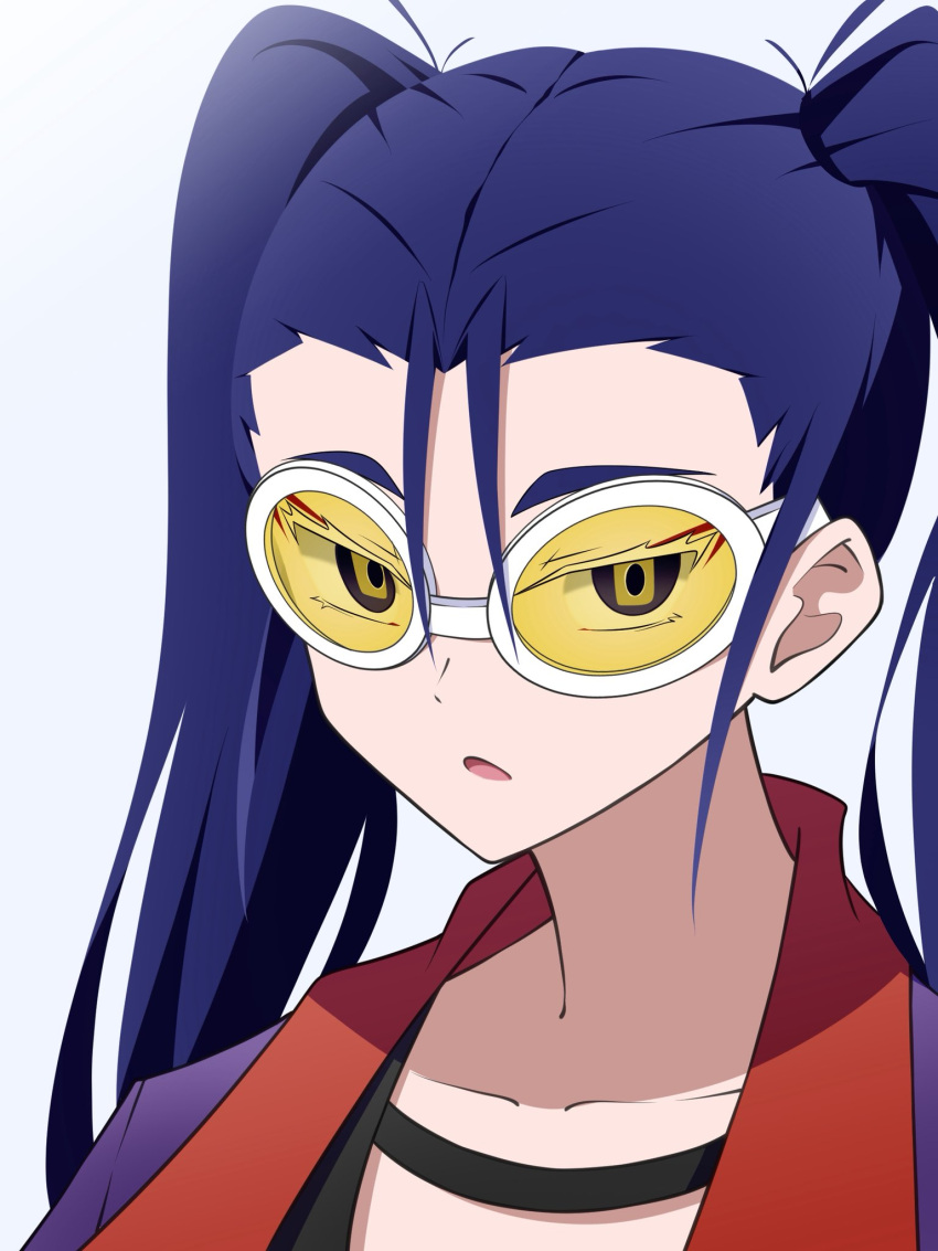 1girl, blue_hair, collarbone, commentary_request, hair_between_eyes, highres, long_hair, nori_(norinori_yrl)
