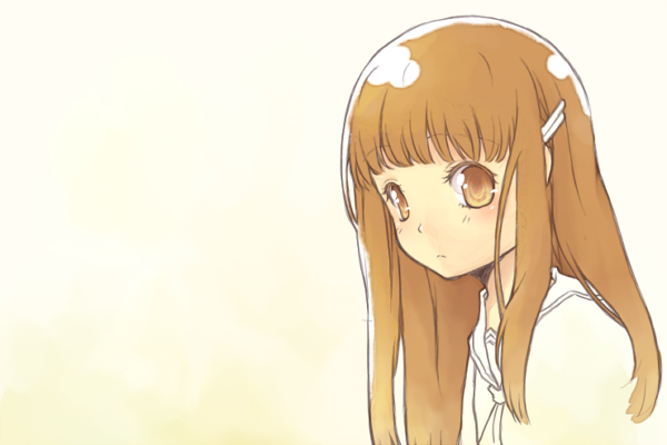 androgynous, brown_eyes, brown_hair, crossdressing, crossdressinging, eevee-moon, hair_ornament, hairclip