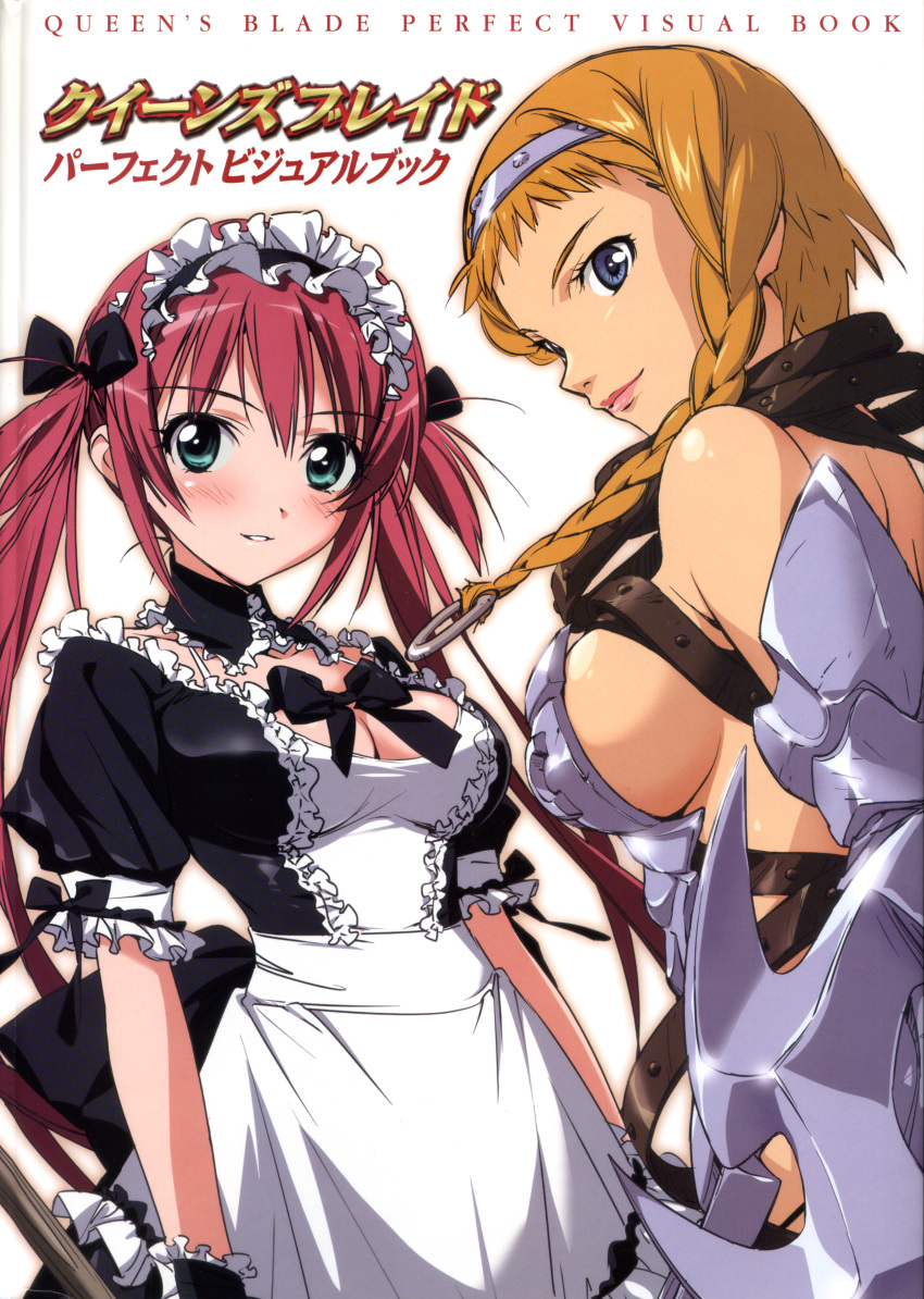 airi, cleavage, hisayuki_hirokazu, queen's_blade, reina, takamura_kazuhiro