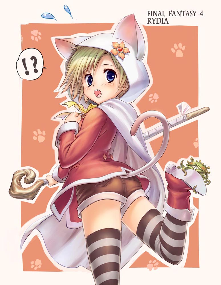 alternate_costume, asakurafa, bad_id, blue_eyes, blush, boots, cat_hood, character_name
