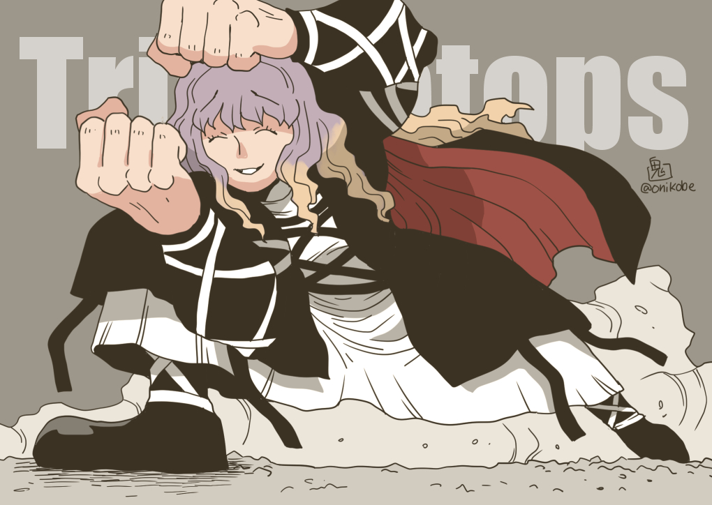 1girl, black_boots, black_dress, boots, brown_hair, cape, clenched_hands, closed_eyes