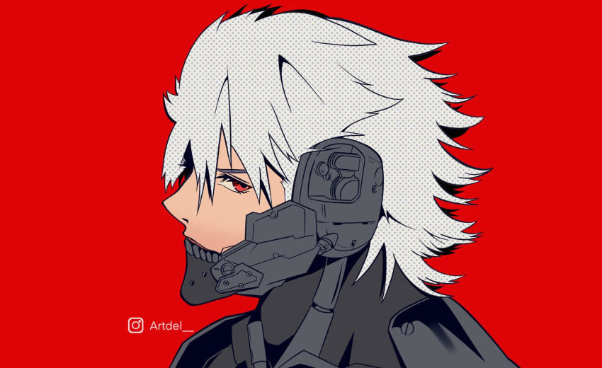 1boy, artist_name, cyborg, eyelashes, m.u.g.e.n, male, metal_gear_rising:_revengeance, raiden
