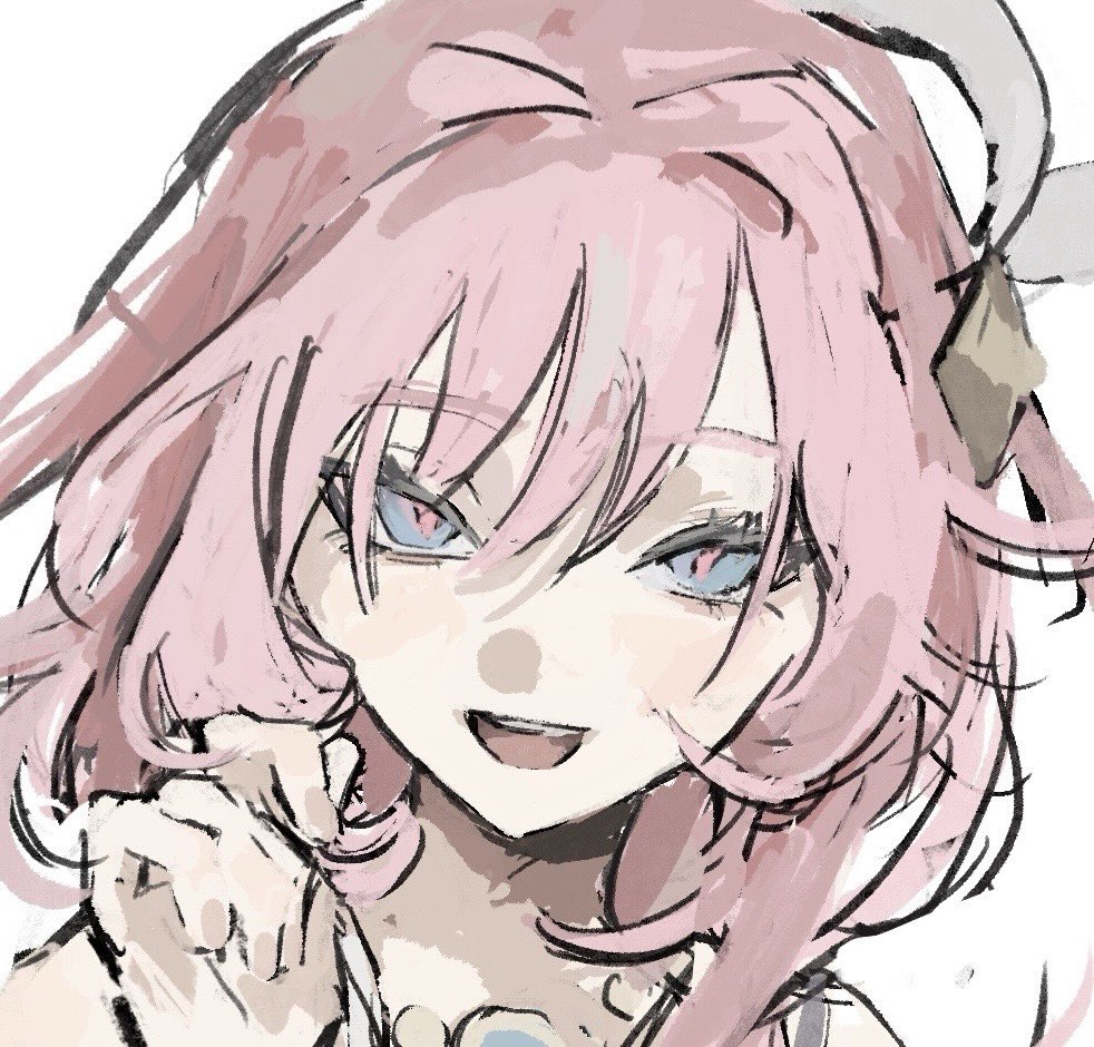 1girl, blue_eyes, cyrene_(honkai:_star_rail), hair_ornament, honkai:_star_rail, honkai_(series), jewelry, looking_at_viewer