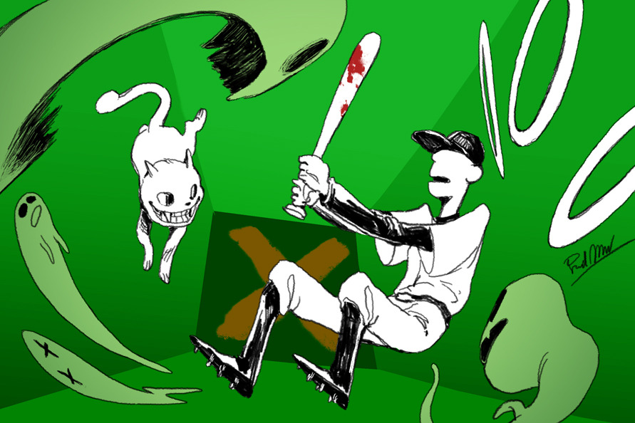 1boy, 2022, 2d, add-on_(off), akahlt0, animal, baseball_bat, baseball_cap