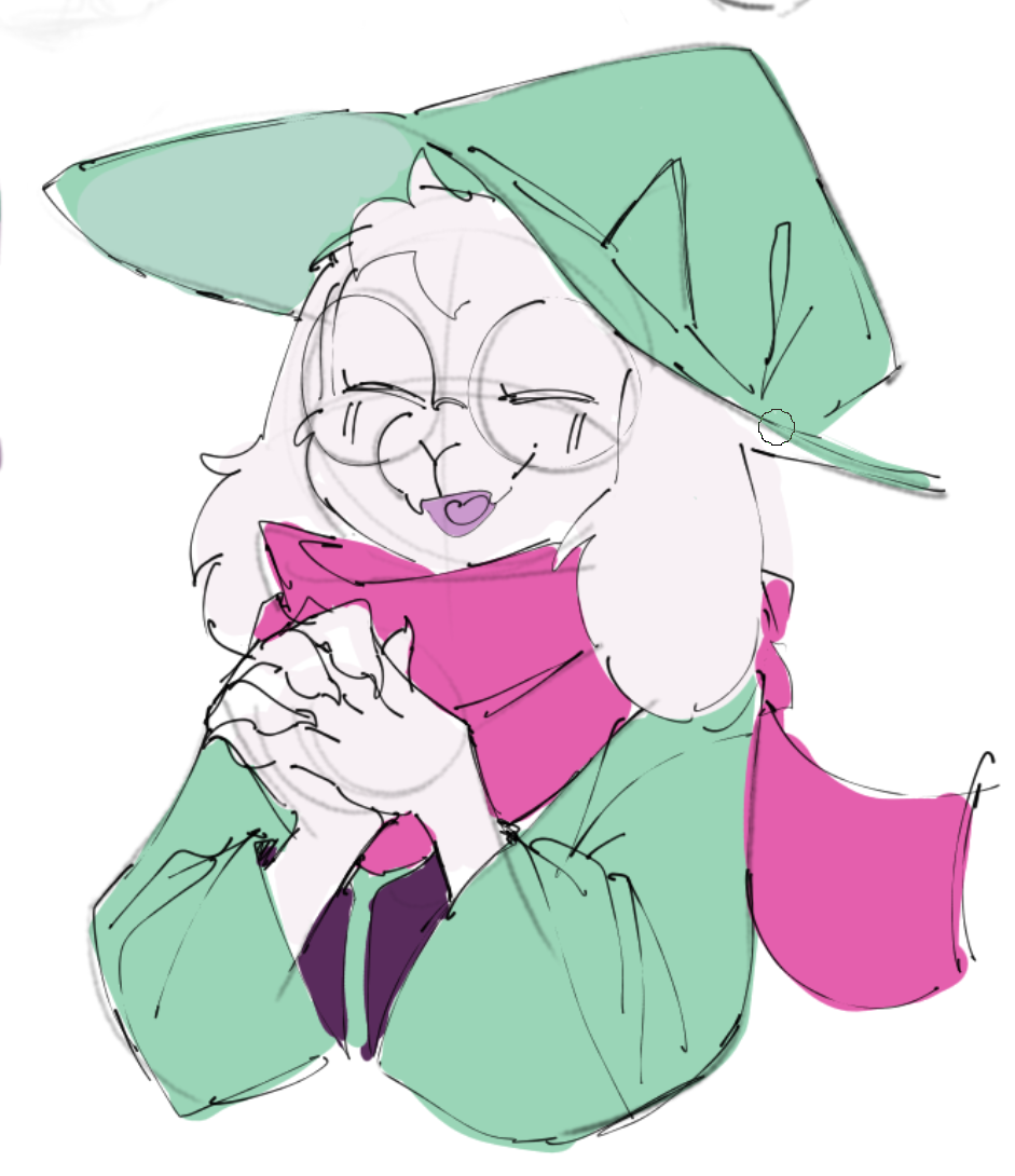 1boy, 2024, 2d, animal_ears, anthro, closed_eyes, commentary, deltarune