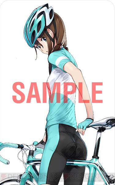 1girl, :o, aqua_eyes, ass, bicycle, bike_shorts, blue_eyes, brown_hair