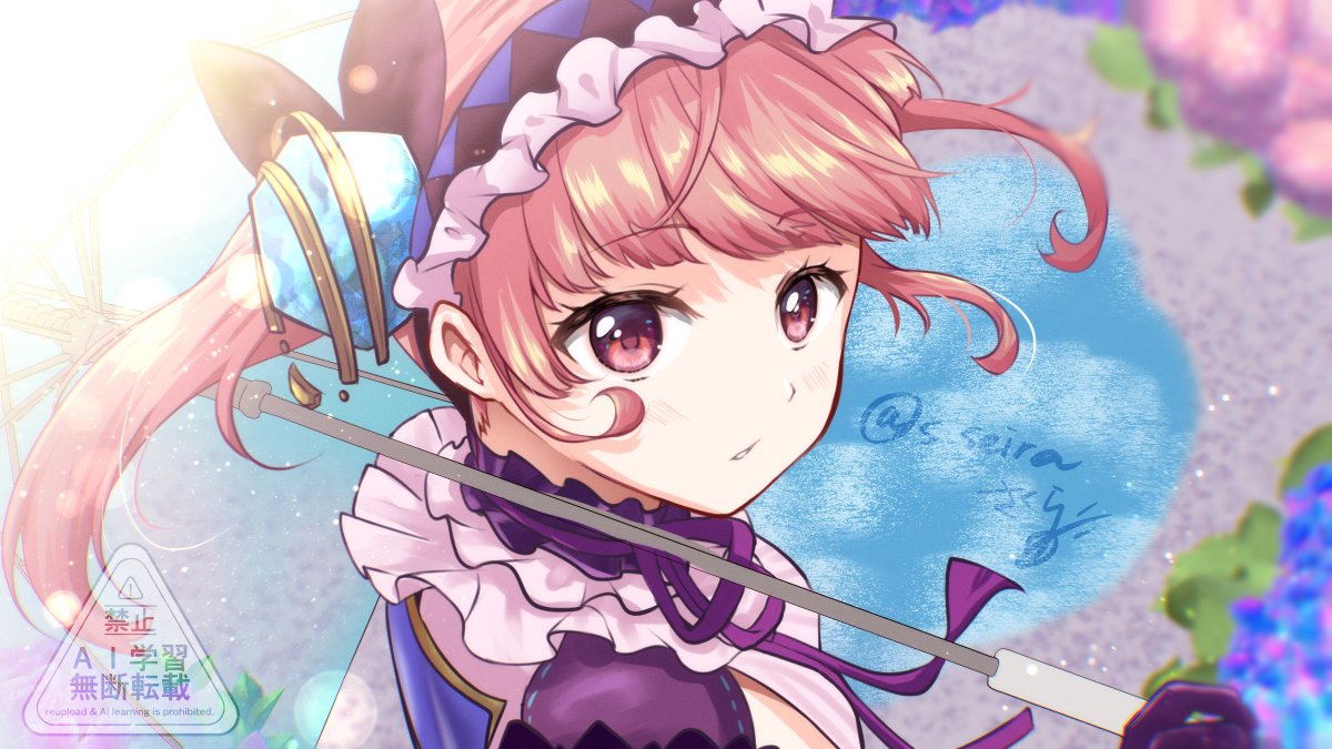 1girl, artist_name, atelier_(series), atelier_lydie_&amp;_suelle, blurry, blurry_background, commentary_request, eyelashes