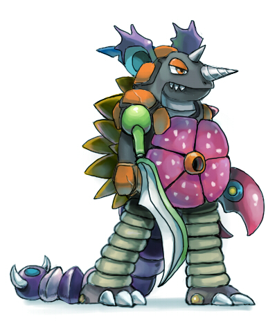 1other, 2011, animal_ears, armor, astromons, byte_(grunty-hag1), claws, drapion