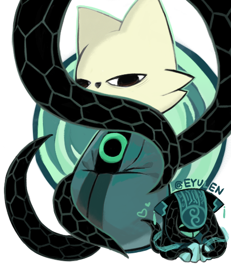 1boy, animal_ears, aqua_outline, black_eyes, black_hanfu, blue_robe, cat_boy, cat_ears