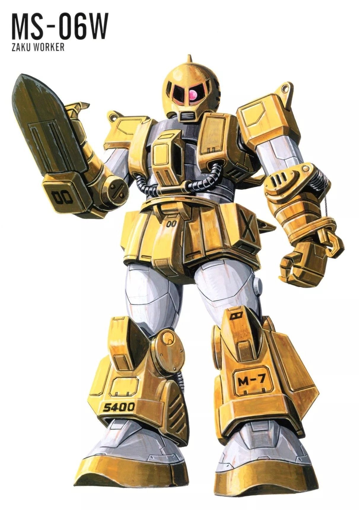 1980s_(style), cable, character_name, crane_(machine), gundam, gundam_msv, highres, machinery