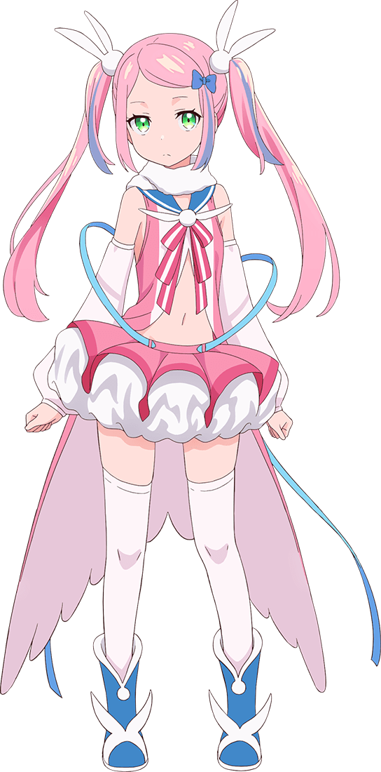 1girl, anime_coloring, blue_boots, blue_bow, boots, bow, clenched_hands, closed_mouth