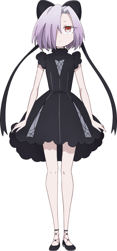 1girl, anime_coloring, black_bow, black_dress, bow, ciel_(kizetsu_yuusha), closed_mouth, crop_top