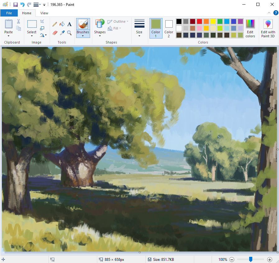 art_program_in_frame, christian_young, clear_sky, commentary, day, english_commentary, forest, landscape