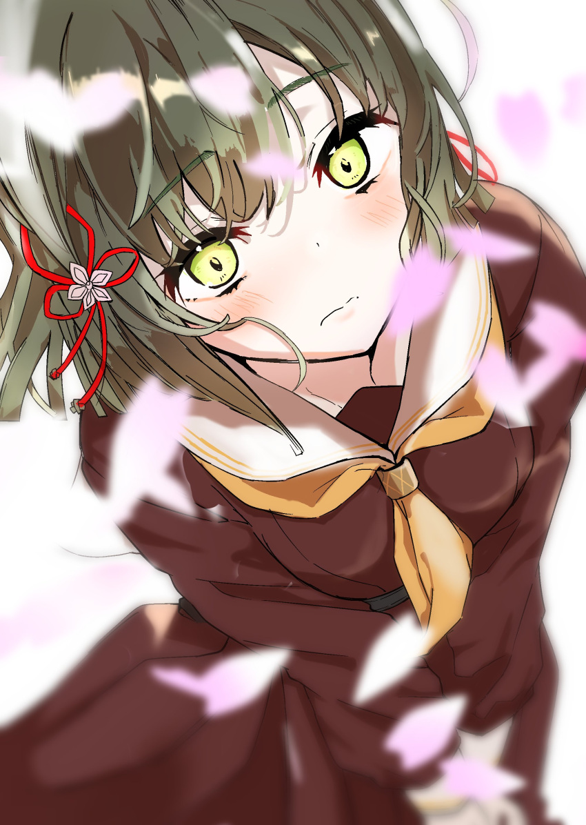 1girl, 3:, absurdres, black_hair, blunt_ends, blush, bob_cut, breasts
