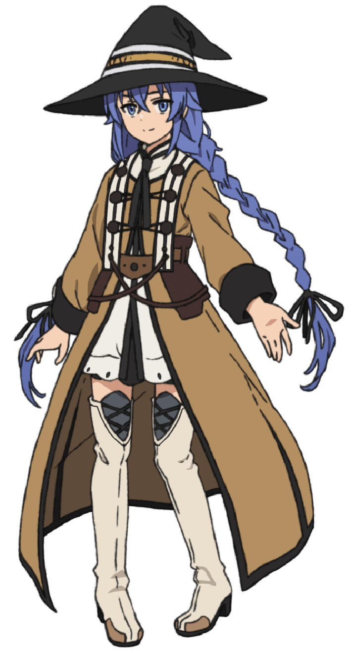 1girl, anime_coloring, black_ribbon, blue_eyes, blue_hair, boots, braid, breasts