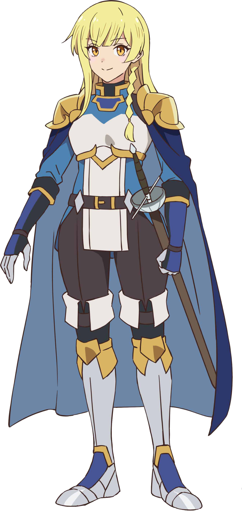 1girl, absurdres, anime_coloring, armor, balirossa, belt, black_belt, black_pants