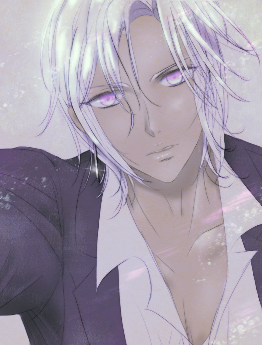 1boy, adam's_apple, bishounen, dark-skinned_male, dark_skin, earrings, highres, jewelry