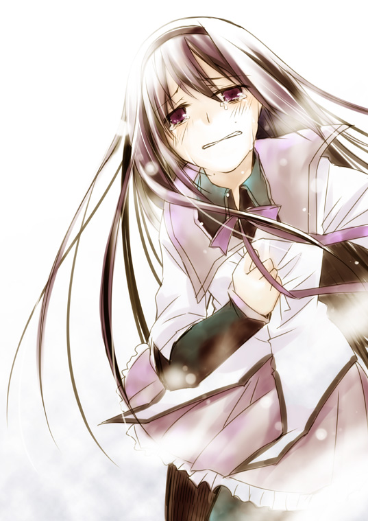 akemi_homura, black_hair, black_legwear, hairband, kiri_haraa, long_hair, mahou_shoujo_madoka_magica, pantyhose