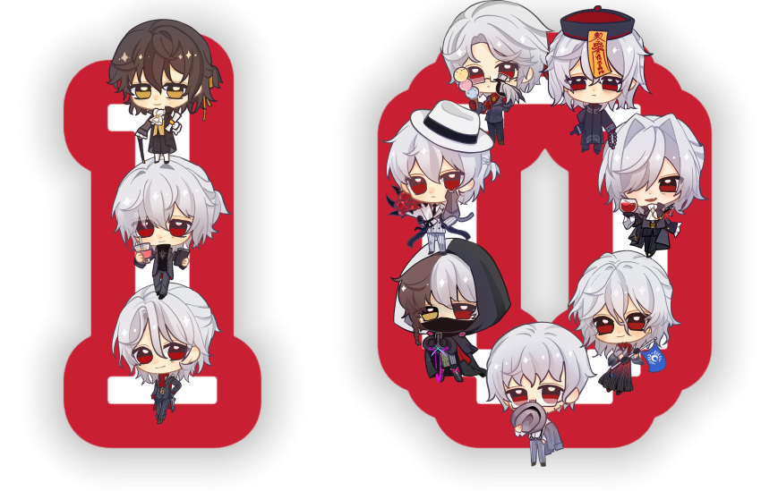 absurdres, annatar23170031, anniversary, antonio_salieri_(exhibition_attire)_(fate), antonio_salieri_(fate), antonio_salieri_(fgo_fes._2022)_(fate), antonio_salieri_(human)_(fate), antonio_salieri_(kyomaf_2024)_(fate)