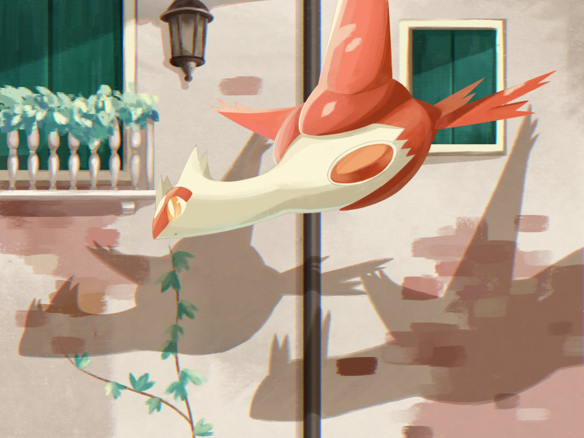 alto_mare, claws, closed_mouth, dragon, flying, highres, in-universe_location, latias
