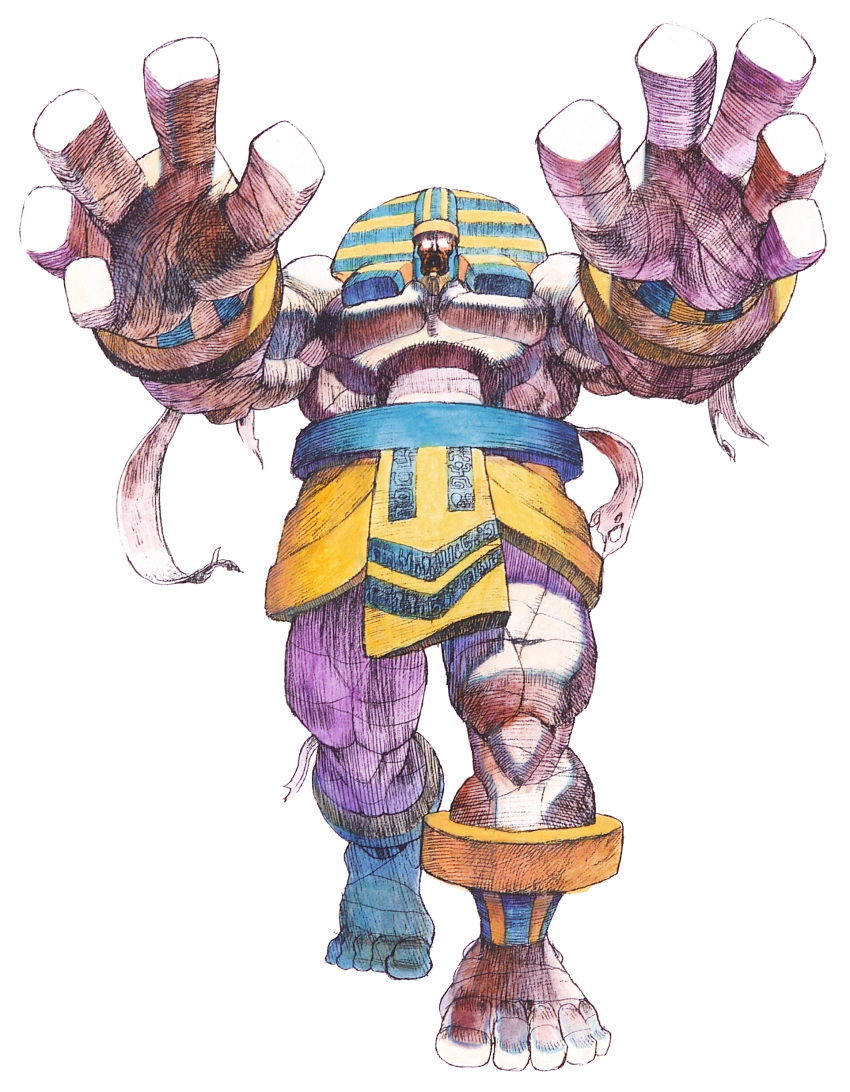 absurdres, anakaris, ancient_egyptian, bandaged_arm, bandaged_chest, bandaged_leg, bandaged_torso, bandages