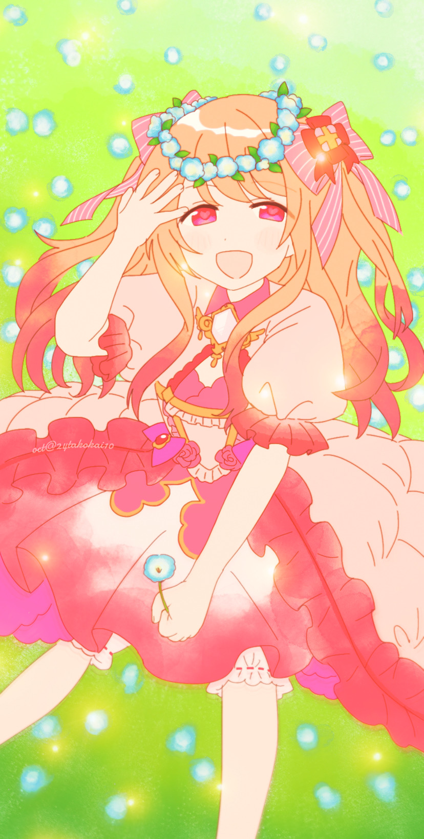 1girl, 24takokai10, bad_id, bad_pixiv_id, blonde_hair, bloomers, chaos_marie_(grimms_notes), cleavage_cutout