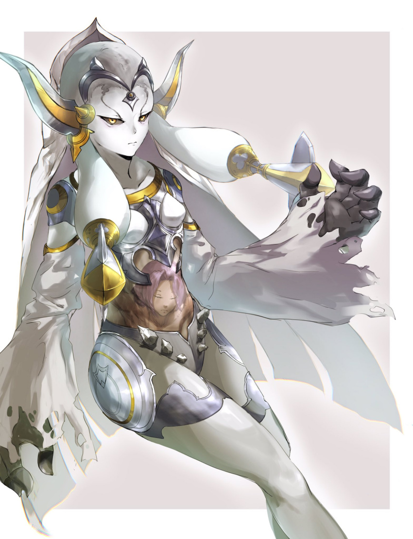 1boy, 1girl, bad_id, bad_twitter_id, breasts, closed_eyes, closed_mouth, collarbone