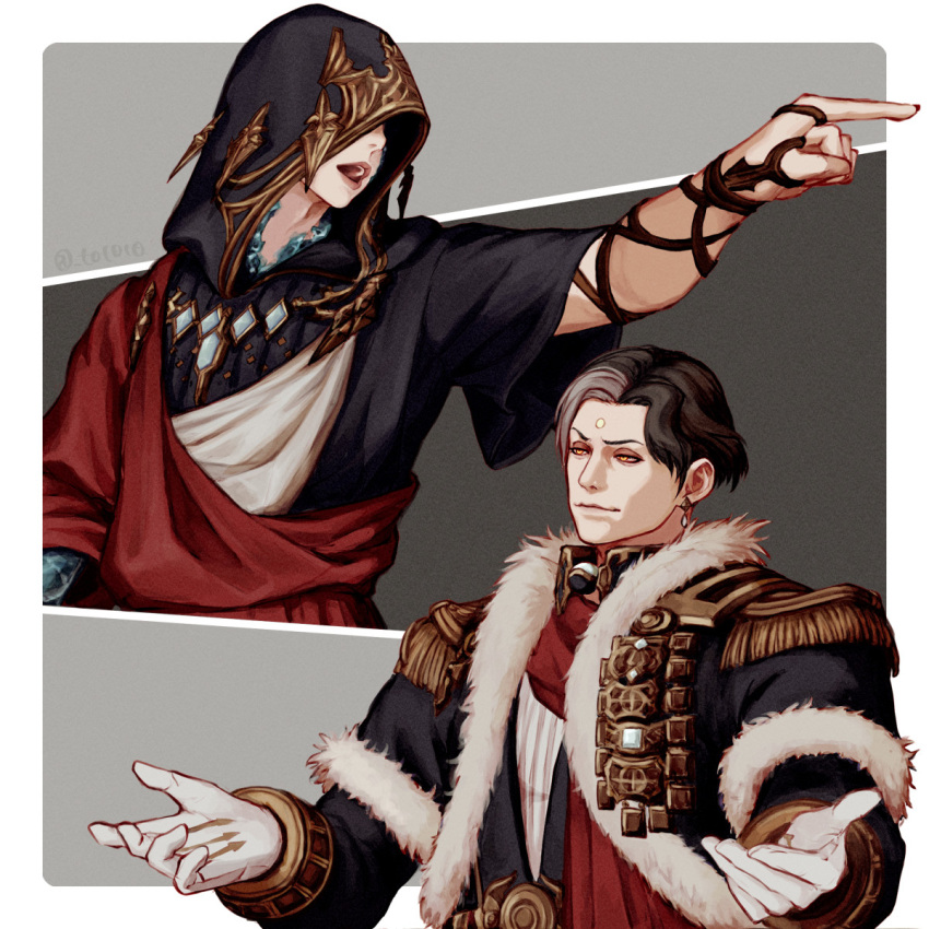 2boys, ace_attorney, adam's_apple, brown_hair, closed_mouth, coat, commentary_request, crystal_exarch