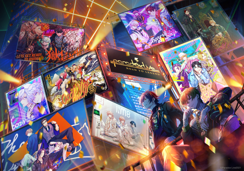 1nm8_(paradox_live), absurdres, ando_shiki, anne_faulkner, bae_(paradox_live), brothers, cozmez_(paradox_live), goku_luck_(paradox_live)