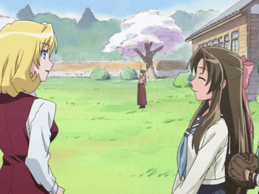 animated, animated_gif, baseball, charlie_brown, fail, failure, gif, ogasawara_akiko, suzukawa_koume, taishou_yakyuu_musume