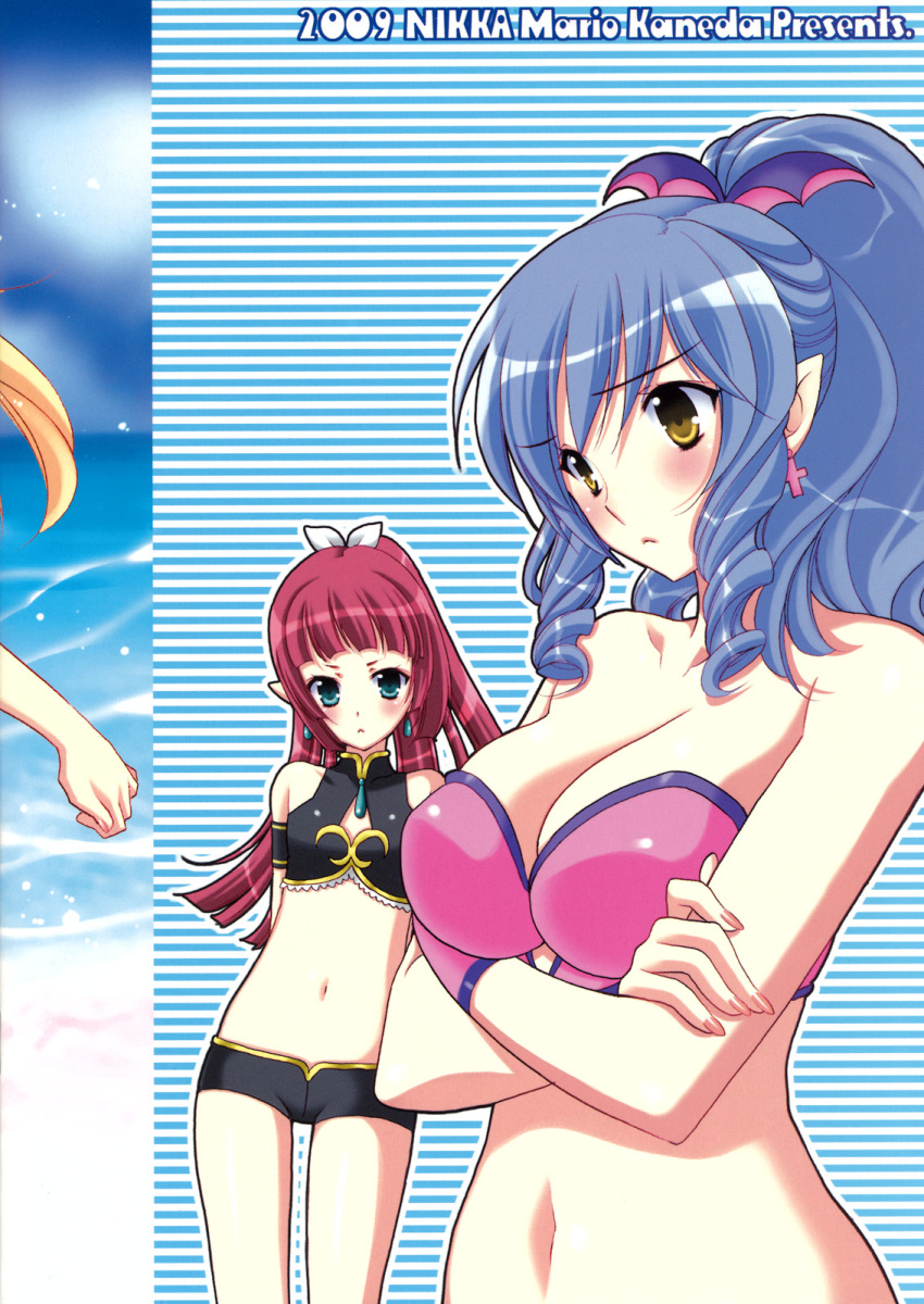 cleavage, kaneda_mario, nikka, seifuku, swimsuit, umi_monogatari, urin, warin