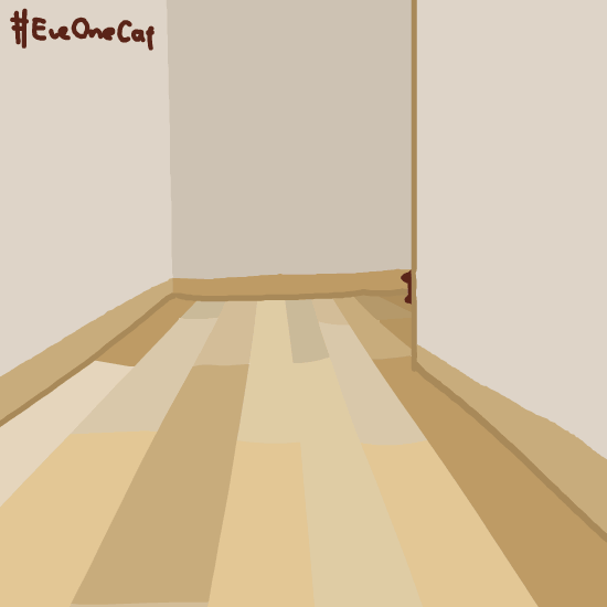 :3, animal_focus, animated, animated_gif, baby_animal, cat, commentary, english_commentary, everydayonecat, full_body, hashtag, indoors, kitten, looping_animation, no_humans, original, running, upside-down, white_cat, wooden_floor