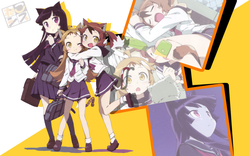 animal_ears, catgirl, gokou_ruri, gokou_ruri's_little_sister, gokou_ruri's_middle_sister, ore_no_imouto_ga_konna_ni_kawaii_wake_ga_nai, tail