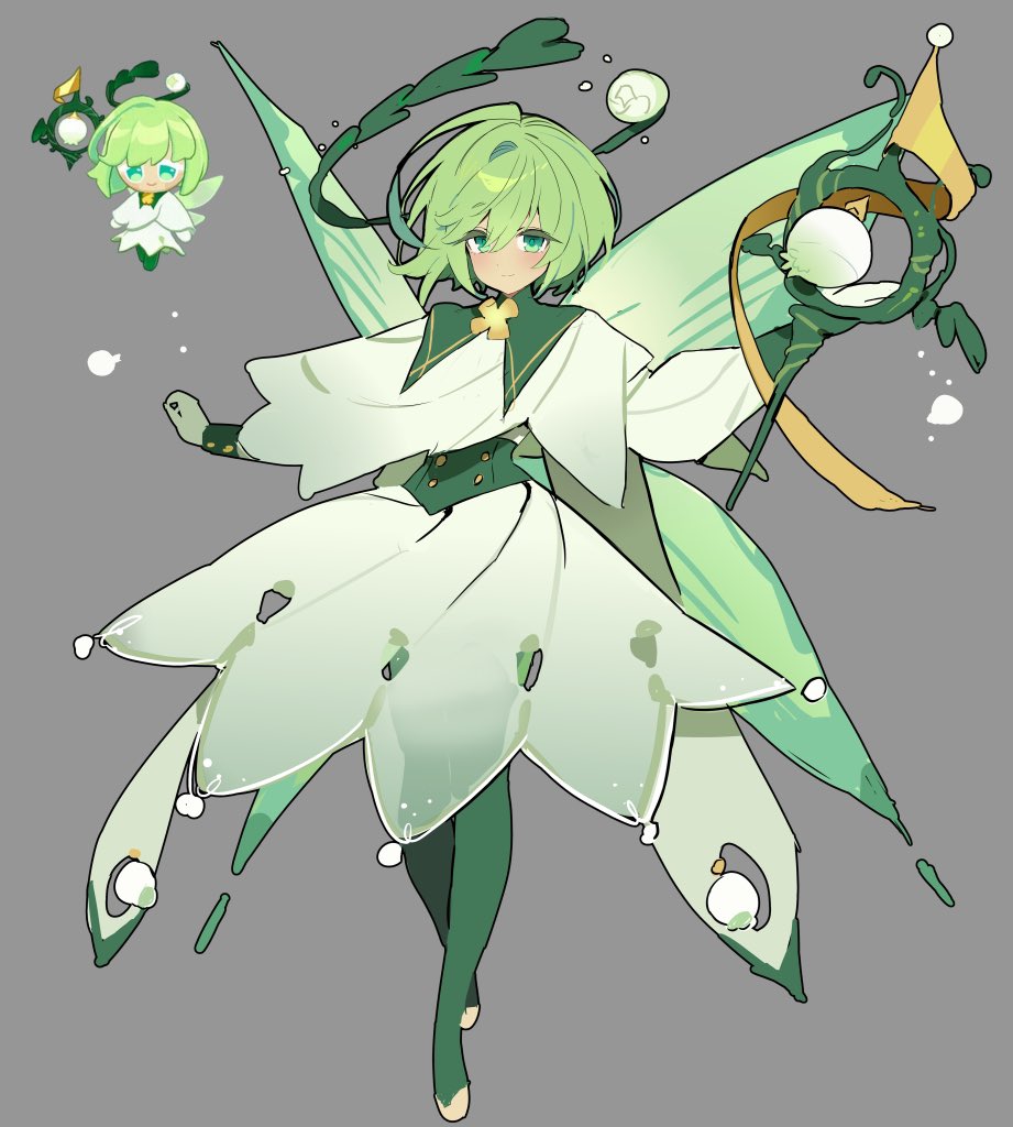 1girl, blush, bob_cut, buttons, capelet, closed_mouth, cookie_run, cookie_run:_tower_of_adventures