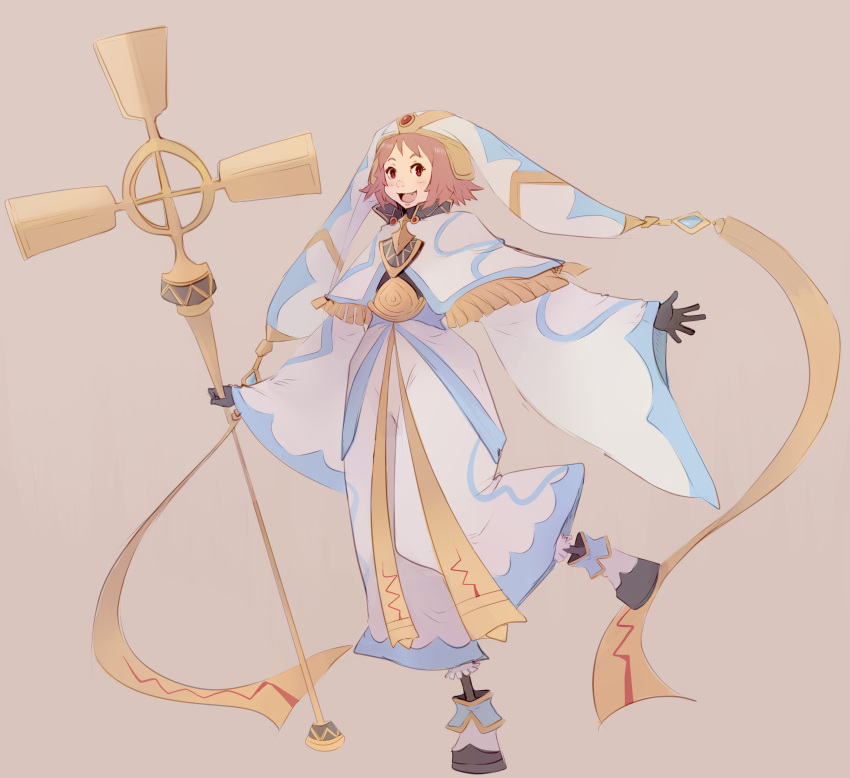 .hack//, .hack//games, 1girl, absurdres, black_gloves, fang, full_body, gloves