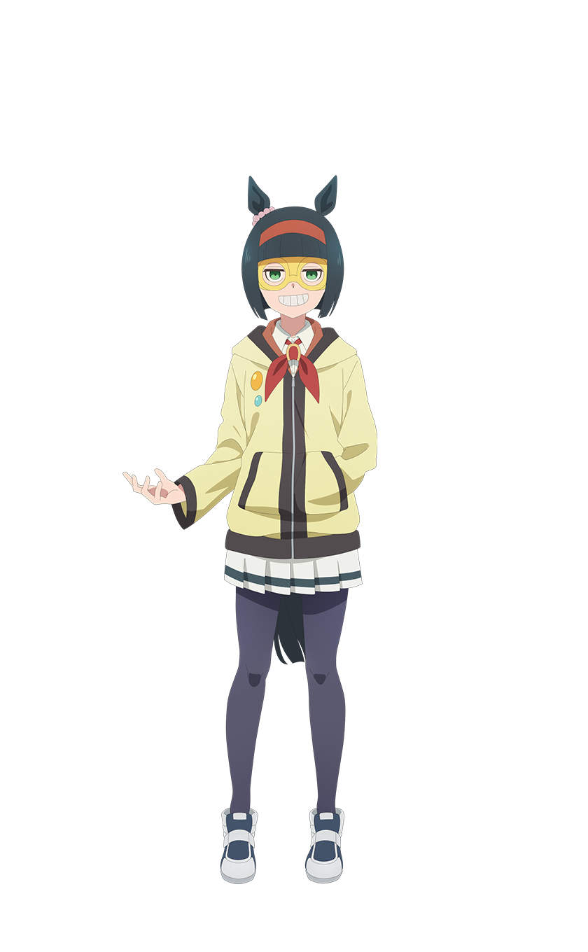 1girl, animal_ears, anime_coloring, black_hair, blue_shoes, blunt_bangs, bob_cut, collared_shirt