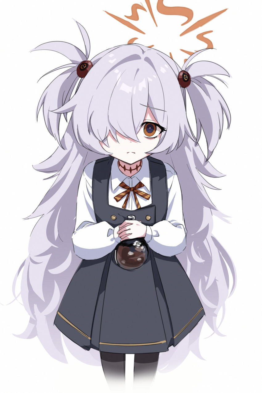 1girl, absurdres, bags_under_eyes, character_request, commentary, copyright_request, female, ham_(hamparty)