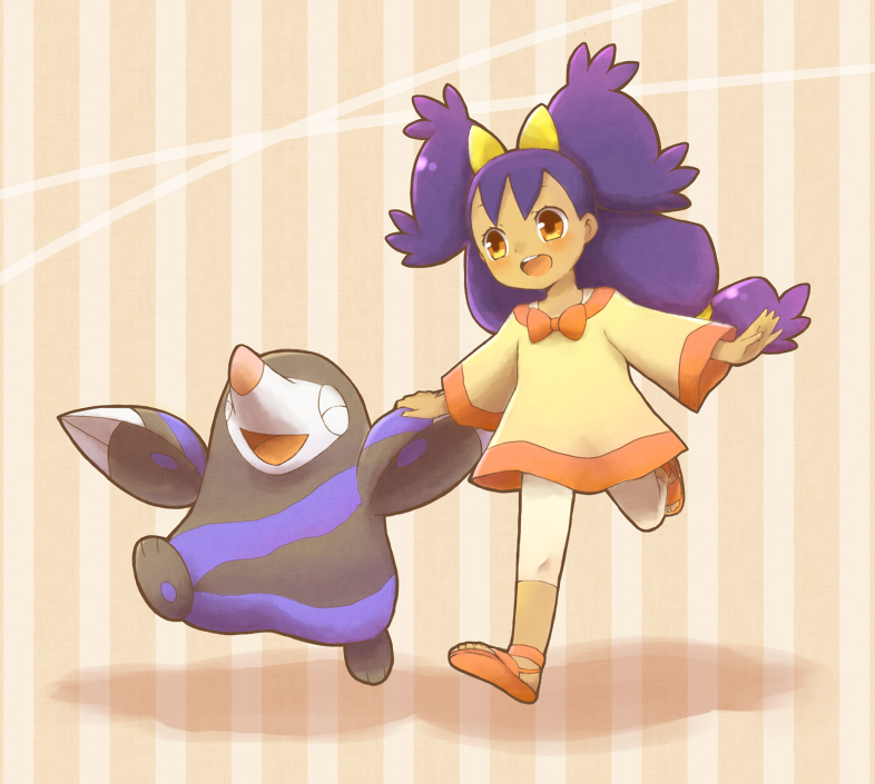1girl, :d, bow, bowtie, brown_eyes, closed_eyes, dark-skinned_female, dark_skin