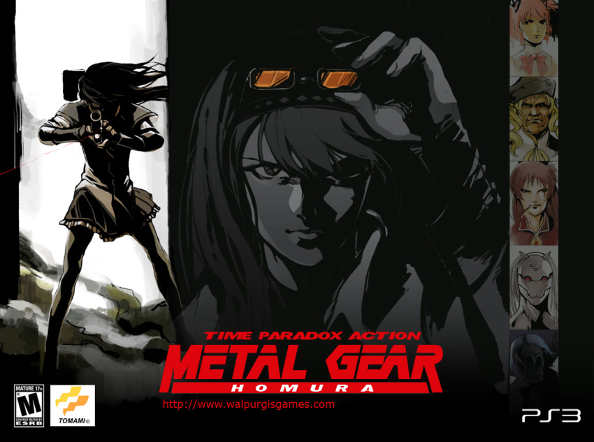 crossover, esrb, gun, handgun, kaname_madoka, kyubey, mahou_shoujo_madoka_magica, metal_gear, metal_gear_solid, miki_sayaka, oktavia_von_seckendorff, parody, sakura_kyouko, shroedinger, spoilers, style_parody, tomoe_mami, weapon