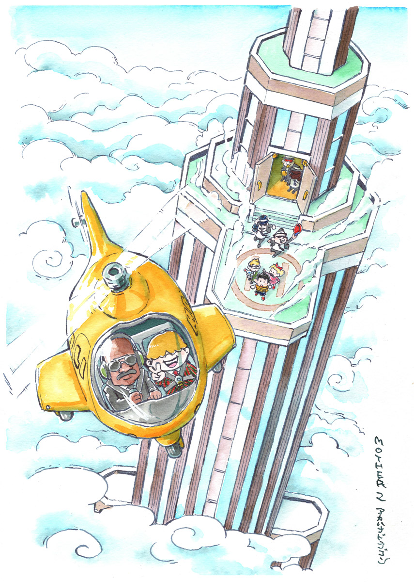 1girl, 6+boys, aircraft, akahanadragon, artist_name, bald, black_hair, black_jacket